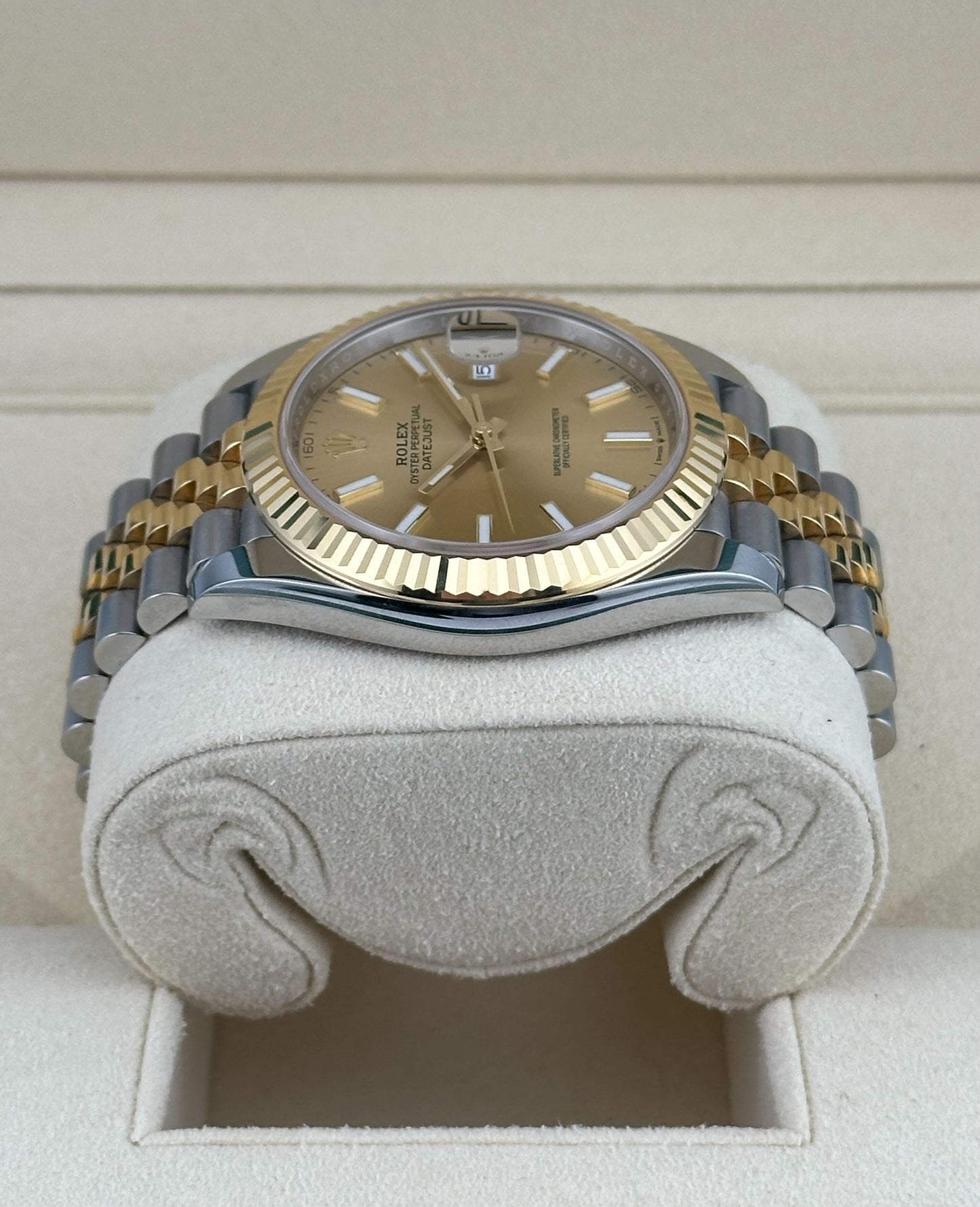 2025 Watch Datejust 126333 Yellow Gold Stainless Steel Champagne Dial Jubilee (2022)