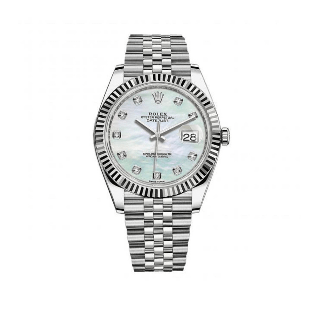 2025 Watch Datejust 126334 Stainless Steel Diamond Mother Of Pearl Dial Jubilee
