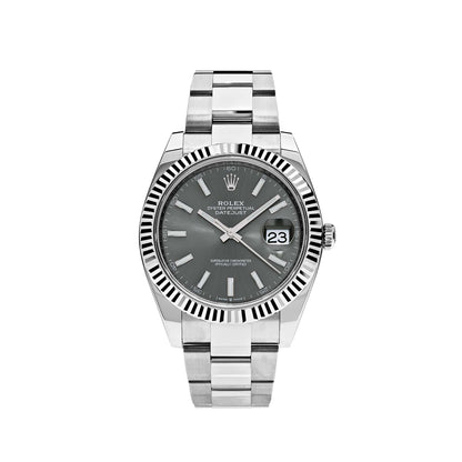 2025 Watch Datejust 126334 Stainless Steel Slate Dial Oyster