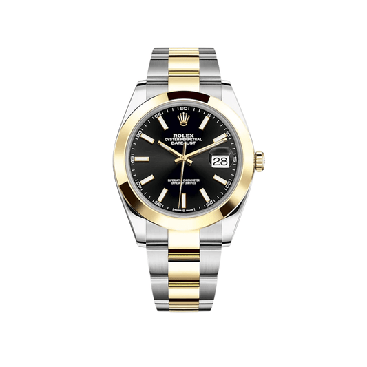 2025 Watch Datejust 126303 Stainless Steel Yellow Gold Black Dial
