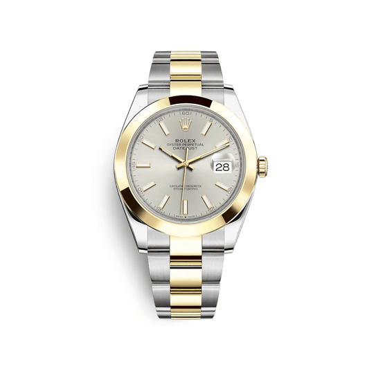 2025 Watch Datejust 126303 Stainless Steel Yellow Gold Silver Dial