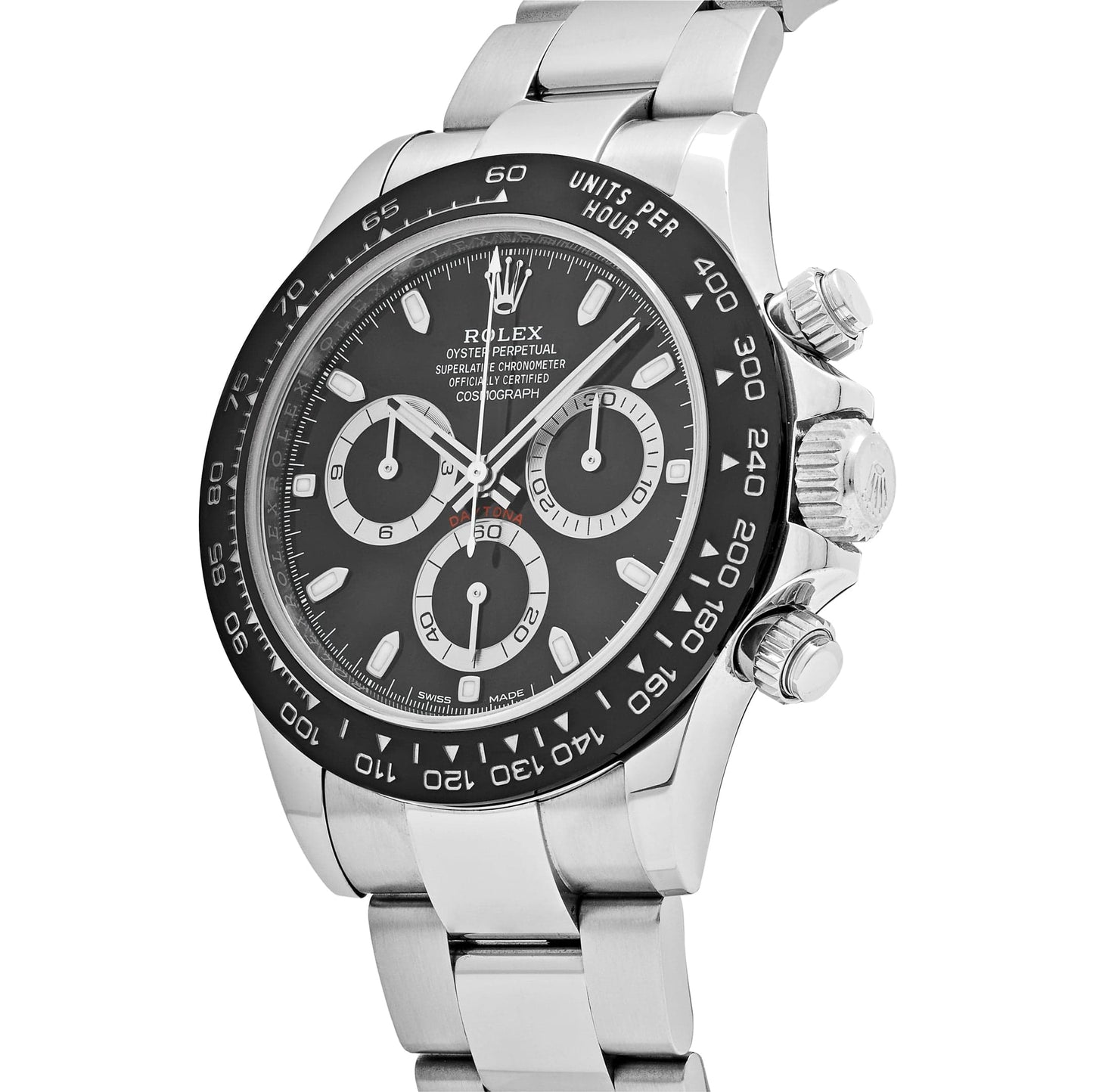 2025 Watch Daytona 116500LN Stainless Steel Black Dial
