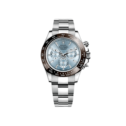 2025 Watch Daytona 116506 Platinum Ice Blue Diamond Dial