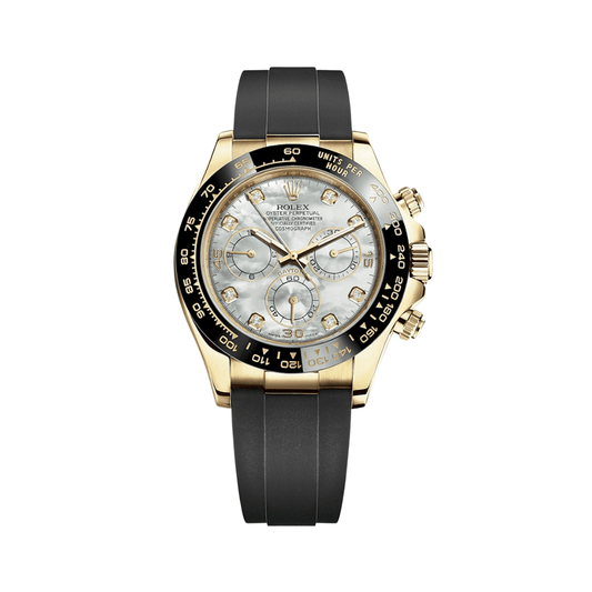 2025 Watch Daytona 116518LN Yellow Gold Mother Of Pearl Diamond Dial