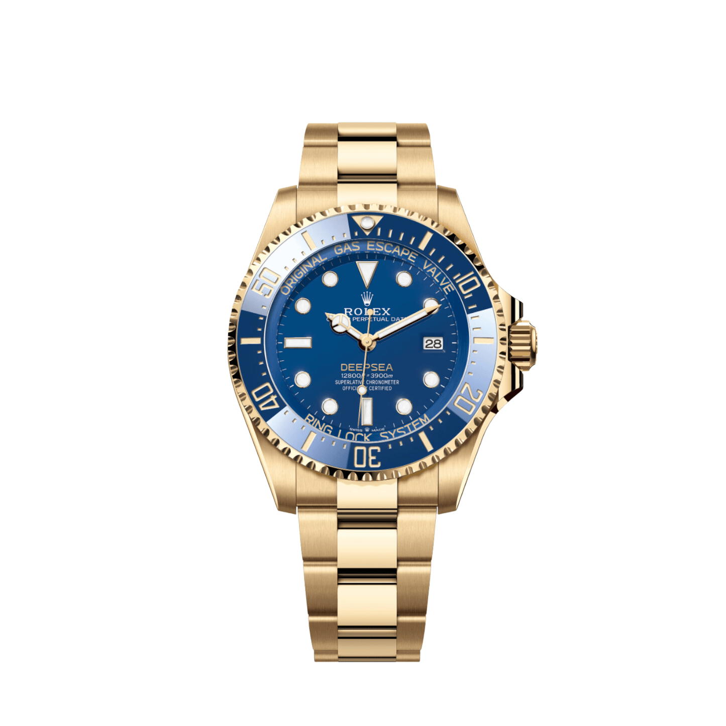 2025 Watch Deepsea 136668LB Yellow Gold Blue Dial Oyster (2024)