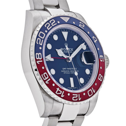 2025 Watch GMT-Master II 116719BLRO Pepsi White Gold Blue Dial Oyster