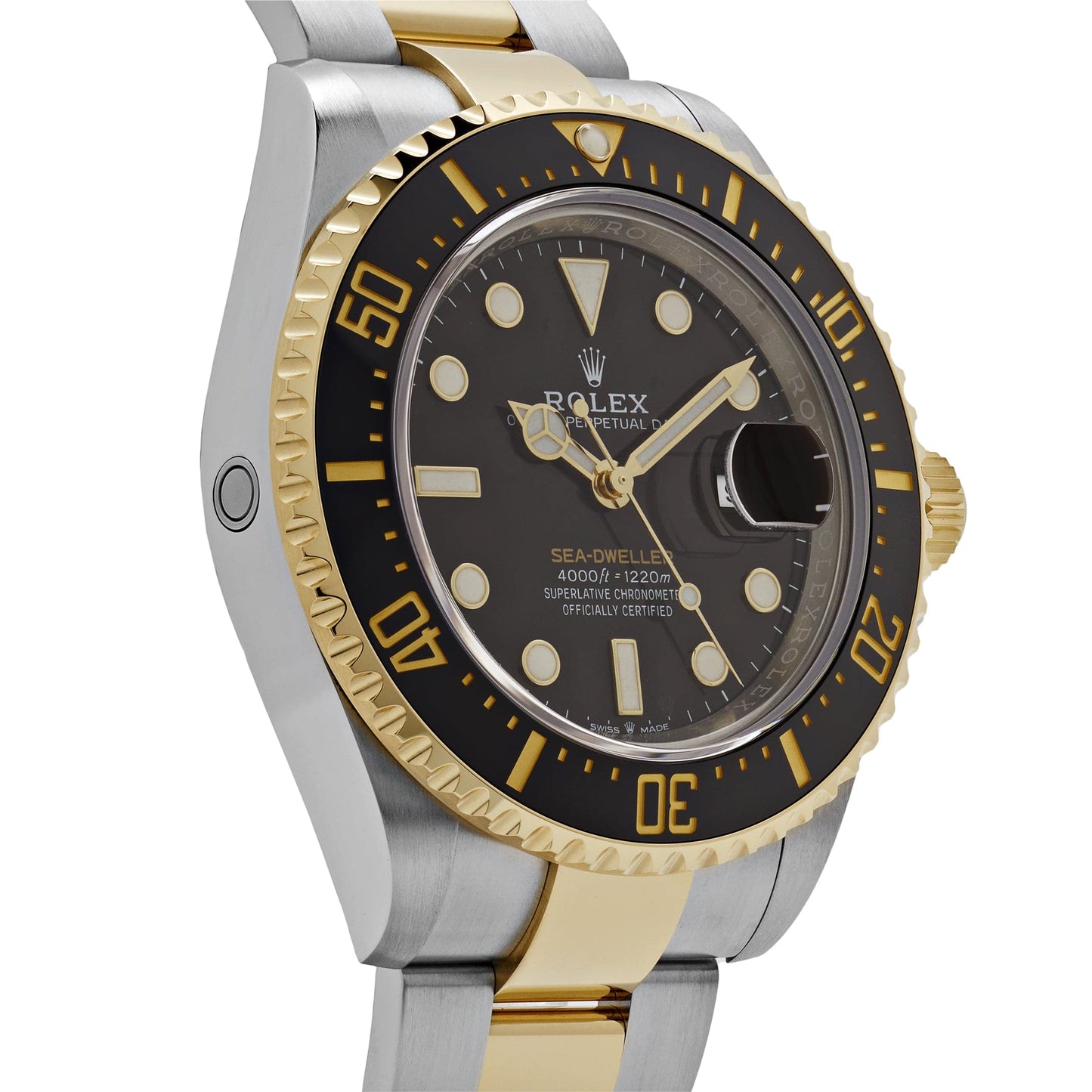 2025 Watch Sea-Dweller 126603 Stainless Steel Yellow Gold Black Dial (2019)