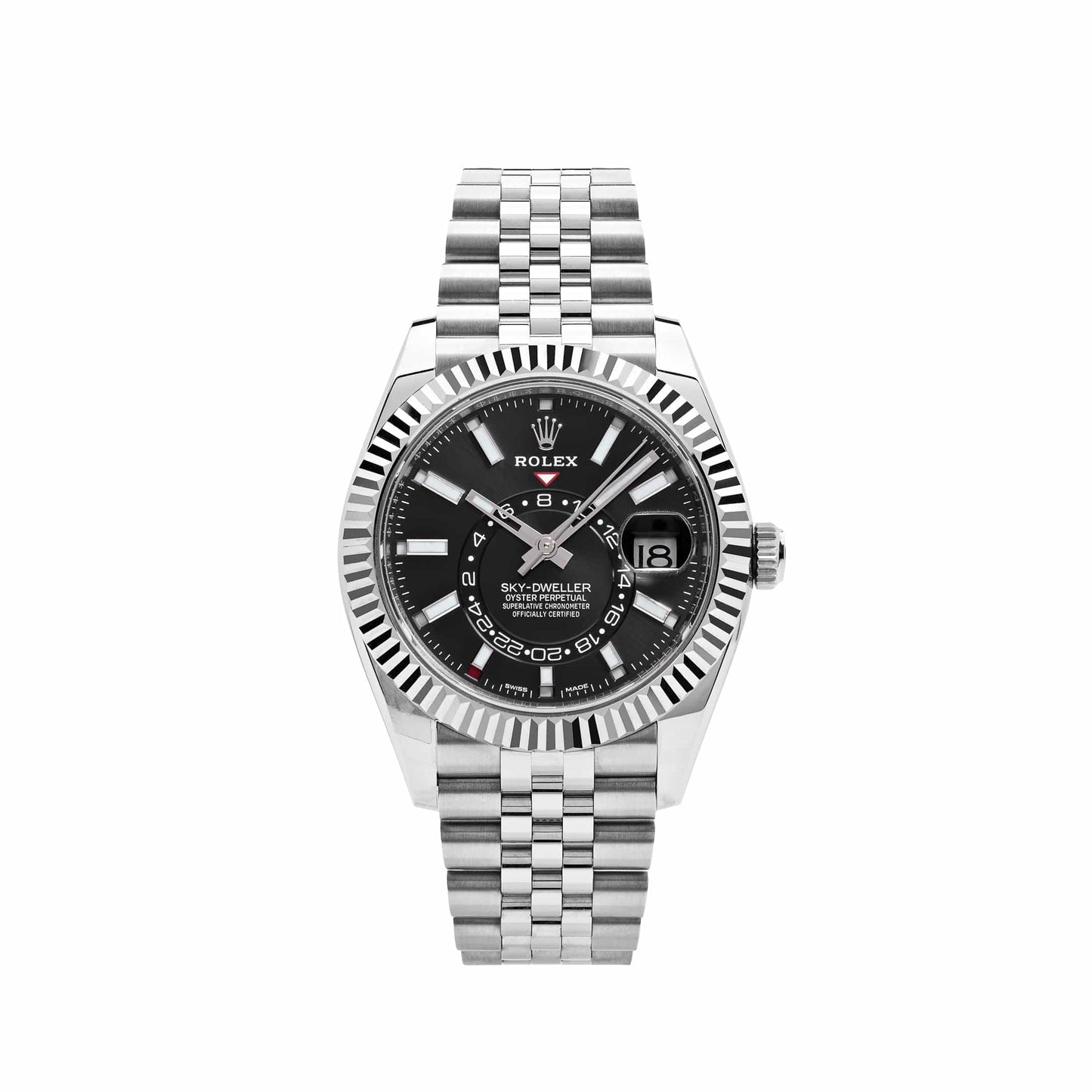 2025 Watch Sky-Dweller 326934 Stainless Steel Black Dial Jubilee (2023)