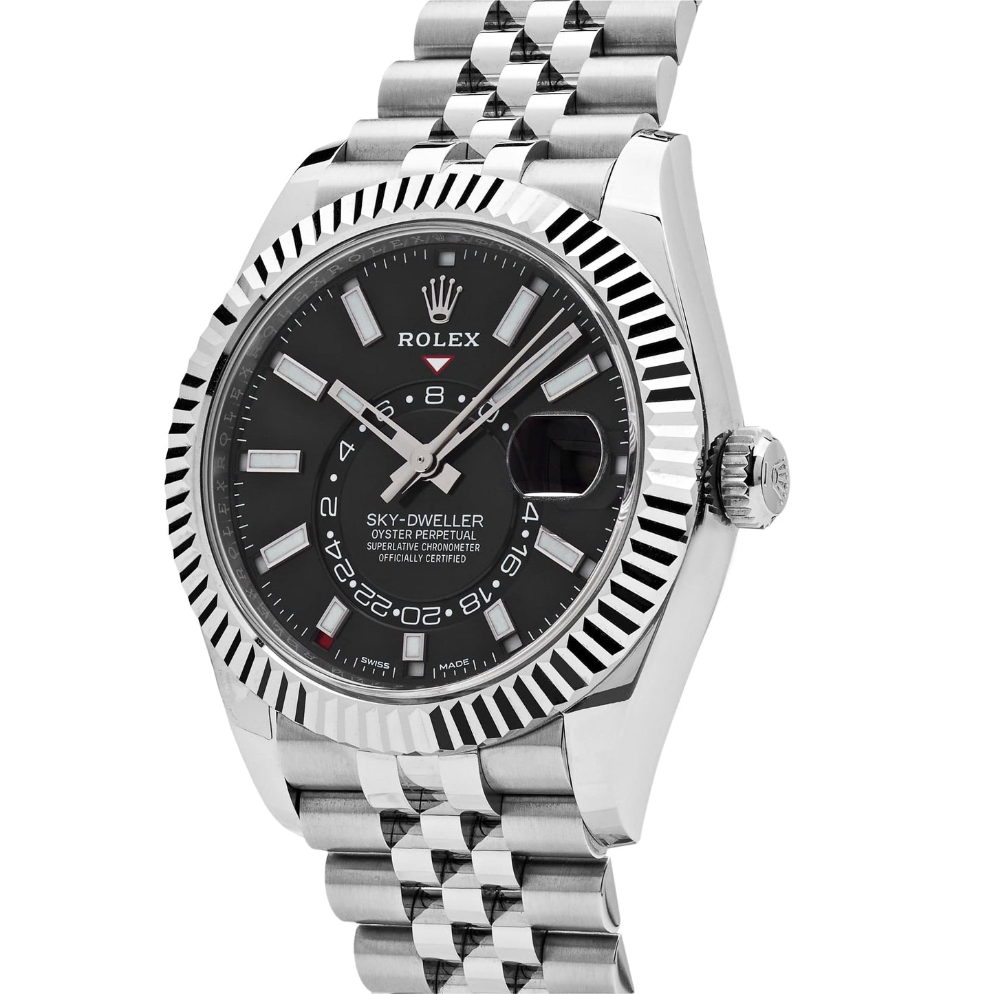 2025 Watch Sky-Dweller 326934 Stainless Steel Black Dial Jubilee (2023)