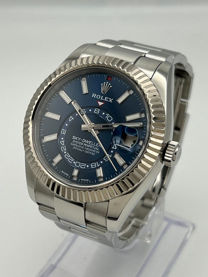 2025 Watch Sky-Dweller 326934 Stainless Steel Blue Dial (2020)