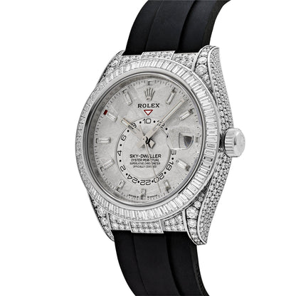 2025 Watch Sky-Dweller 336259TBR White Gold Meteorite Dial Diamond Bezel and Case