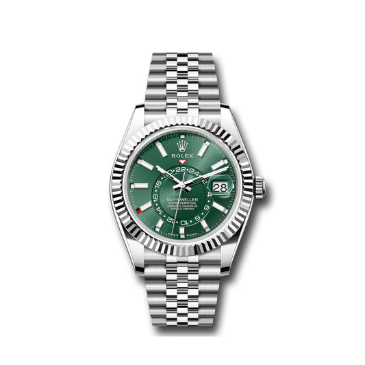 2025 Watch Sky-Dweller 336934 Stainless Steel Green Dial Jubilee