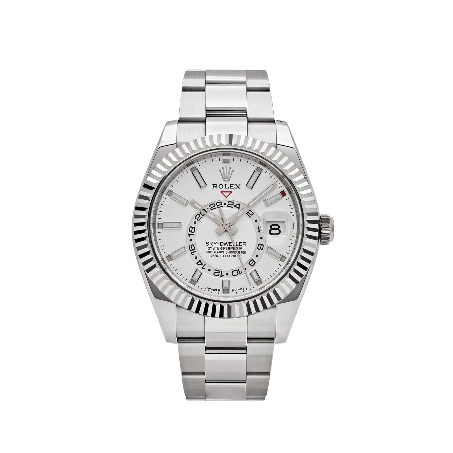 2025 Watch Sky-Dweller 336934 Stainless Steel White Dial (2024)