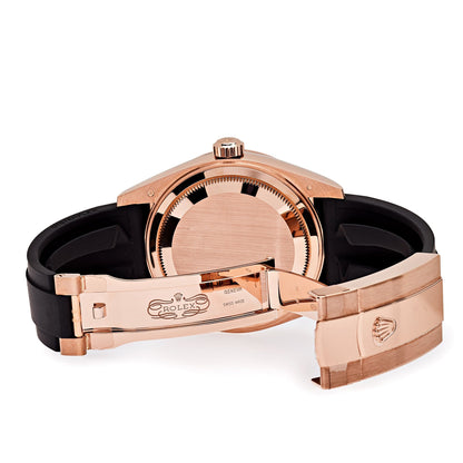 2025 Watch Sky-Dweller 326235 Rose Gold Brown Chocolate Dial Oysterflex