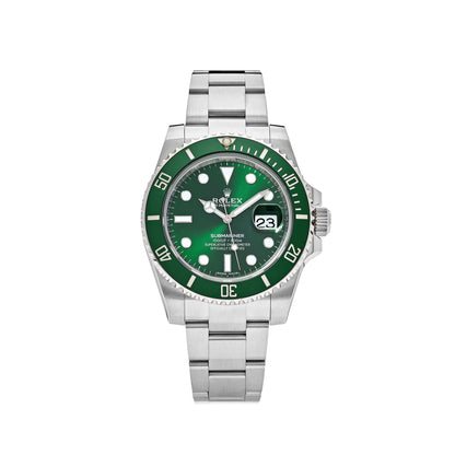 2025 Watch Submariner Date 116610LV 'Hulk' Stainless Steel Green Dial