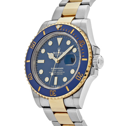 2025 Watch Submariner Date 126613LB Stainless Steel Yellow Gold Blue Dial
