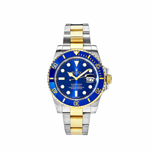 2025 Watch Submariner Date 116613LB Stainless Steel Yellow Gold Blue Dial