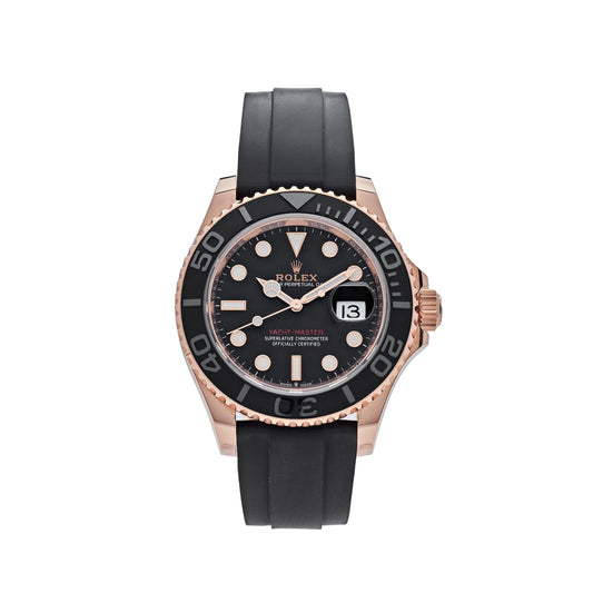 2025 Watch Yacht-Master 126655 Rose Gold Black Dial (2020)